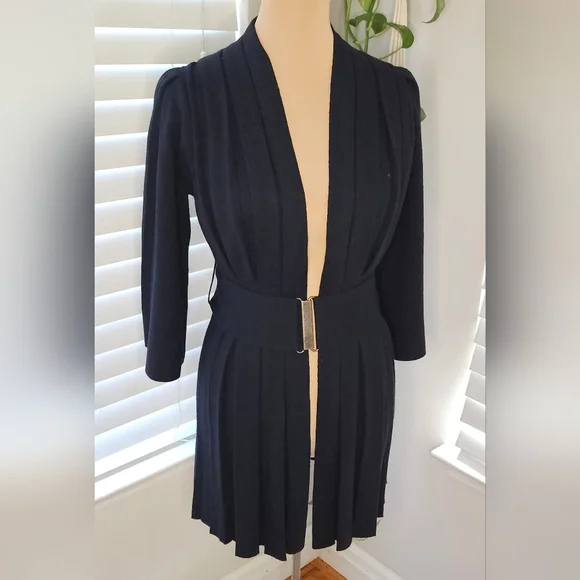 Moth Black Knit Sweater - Picture 1 of 6